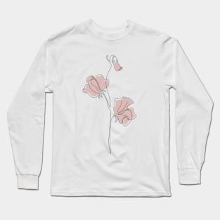 Blush Sweet Pea Long Sleeve T-Shirt